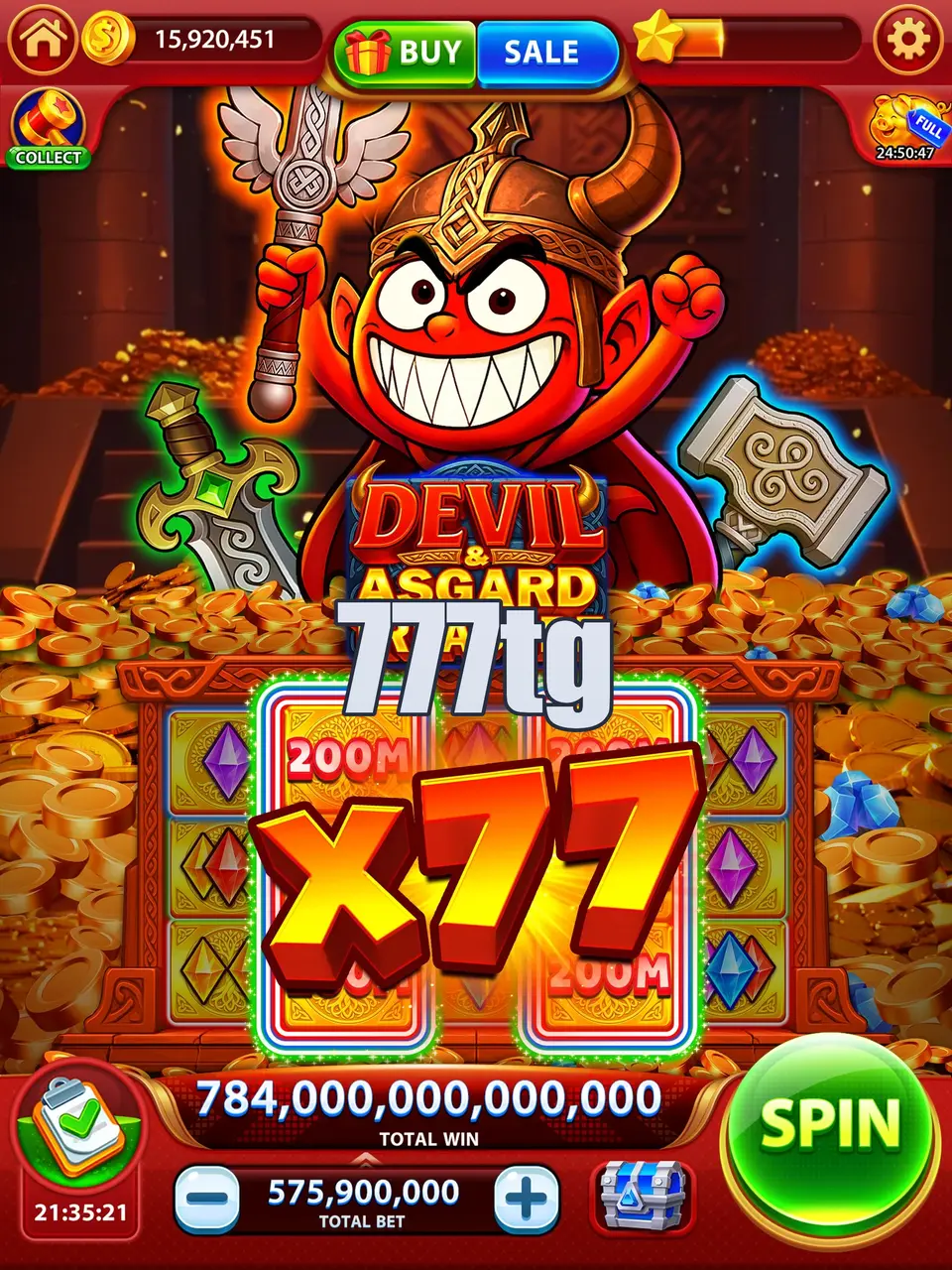 777tg Tangkapan Layar - APK Resmi
